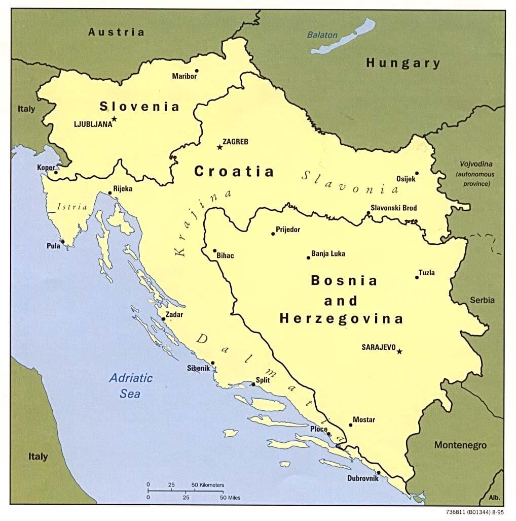 kart Bosniya və Herseqovinada və qonşu ölkələrdə