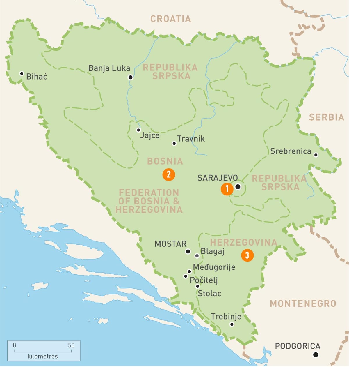 Kart Sarayevo, Bosniya