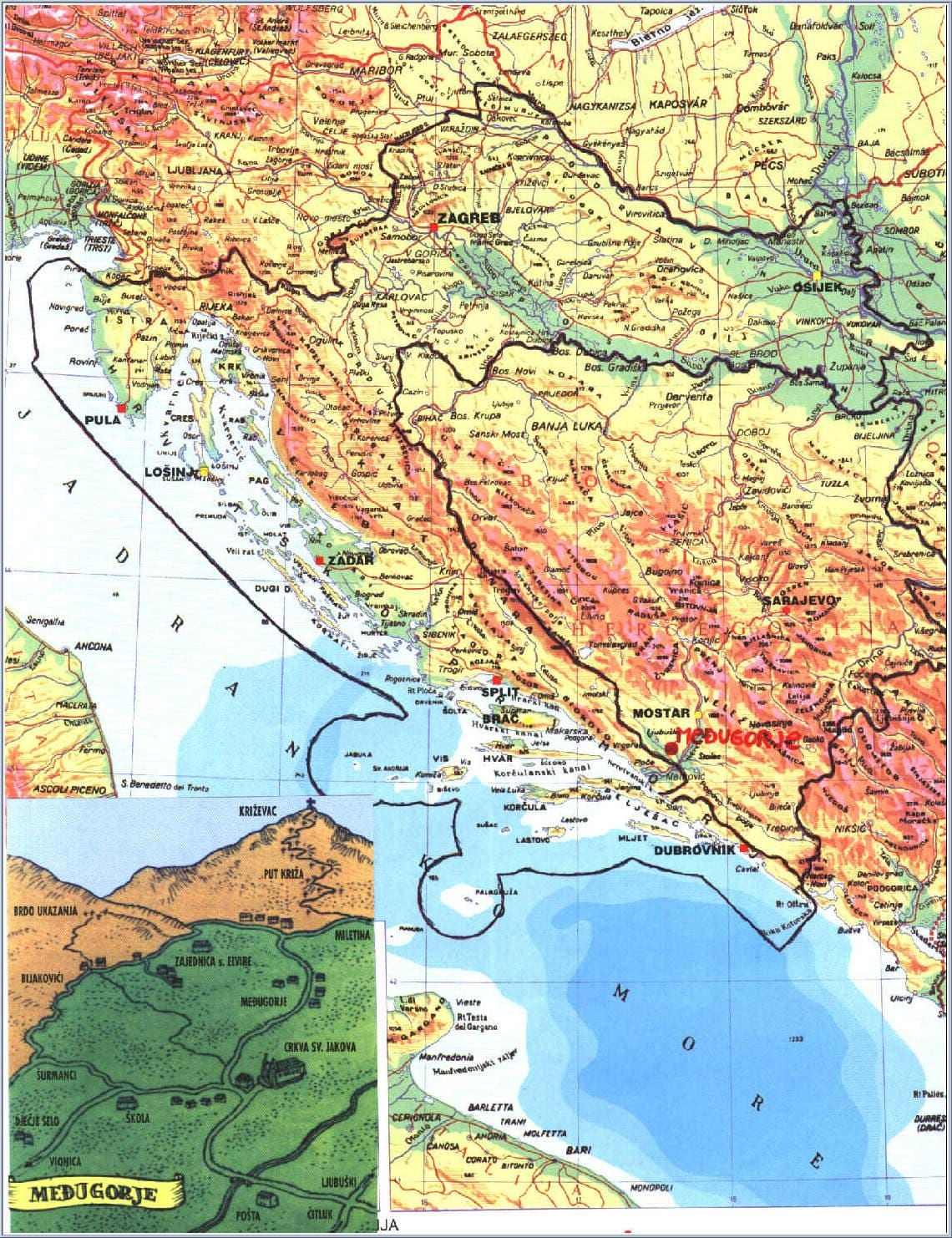 kart меджугорье, Bosniya və Herseqovina