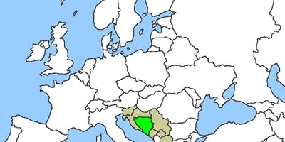 Kart Bosniya yeri azn 